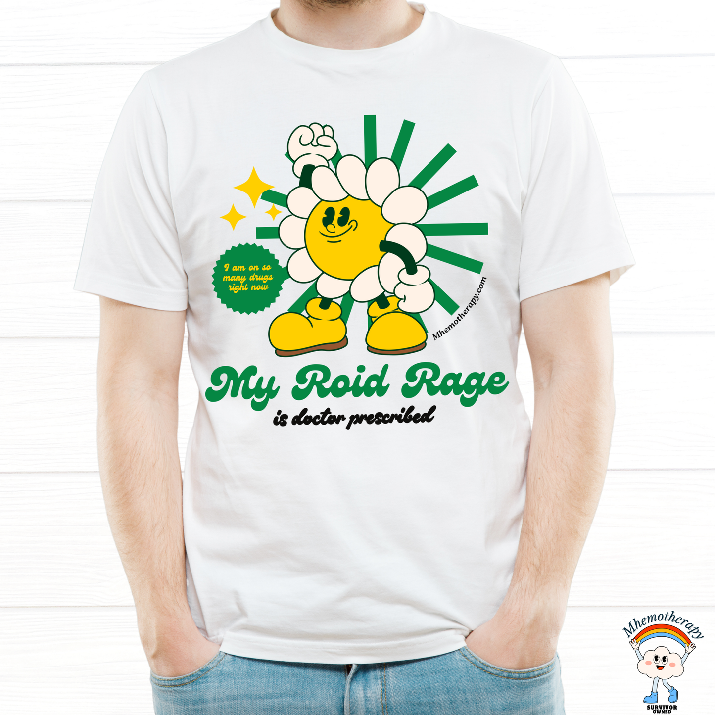 Doctor Prescribed Roid Rage Retro Adult Unisex Tee