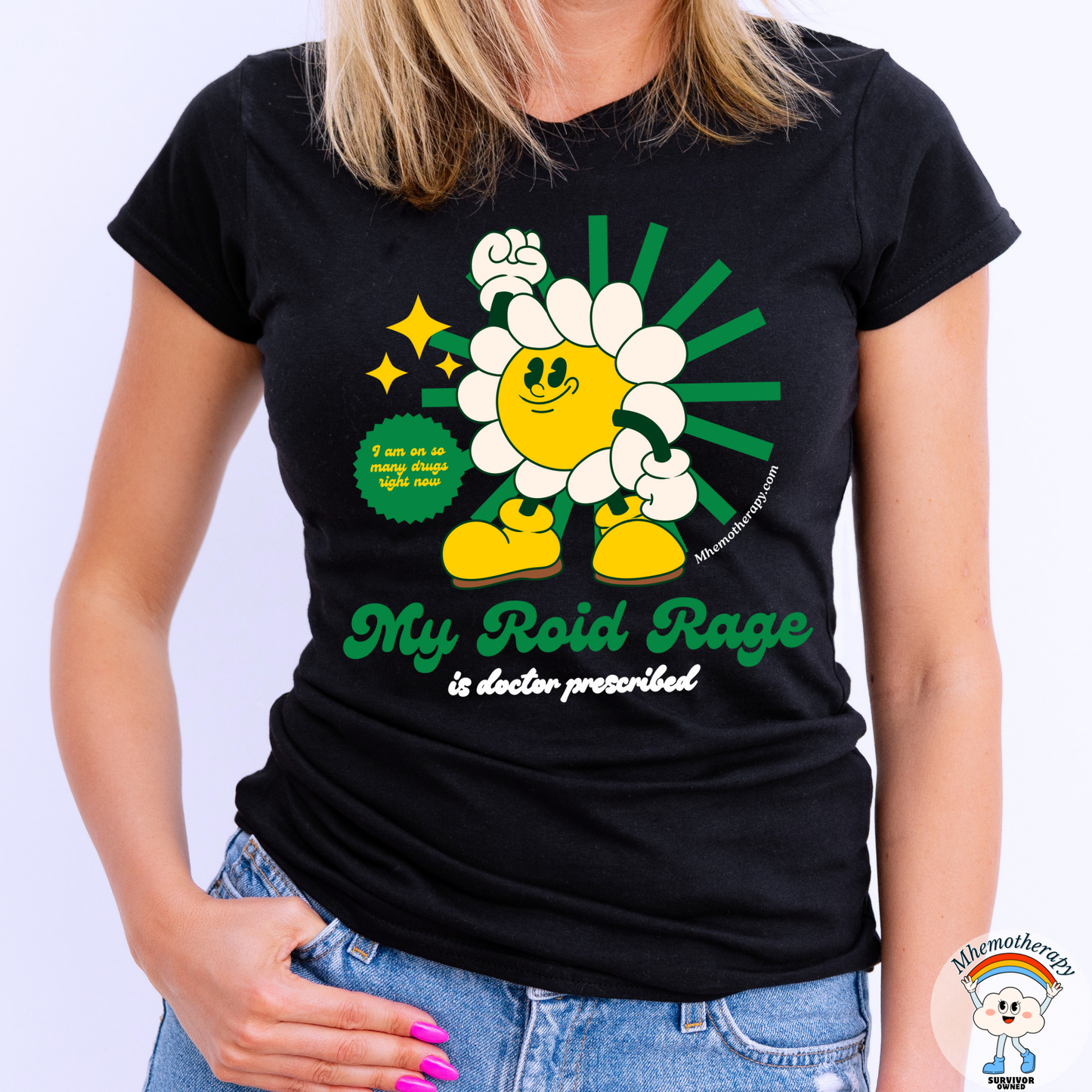 Doctor Prescribed Roid Rage Retro Adult Unisex Tee
