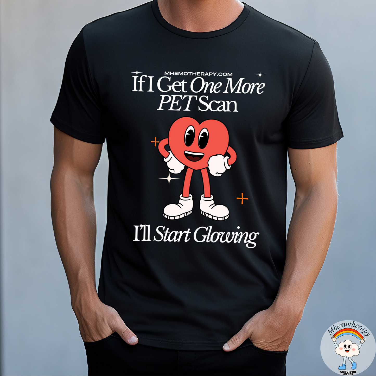 One More PET Scan Retro Adult Unisex Tee