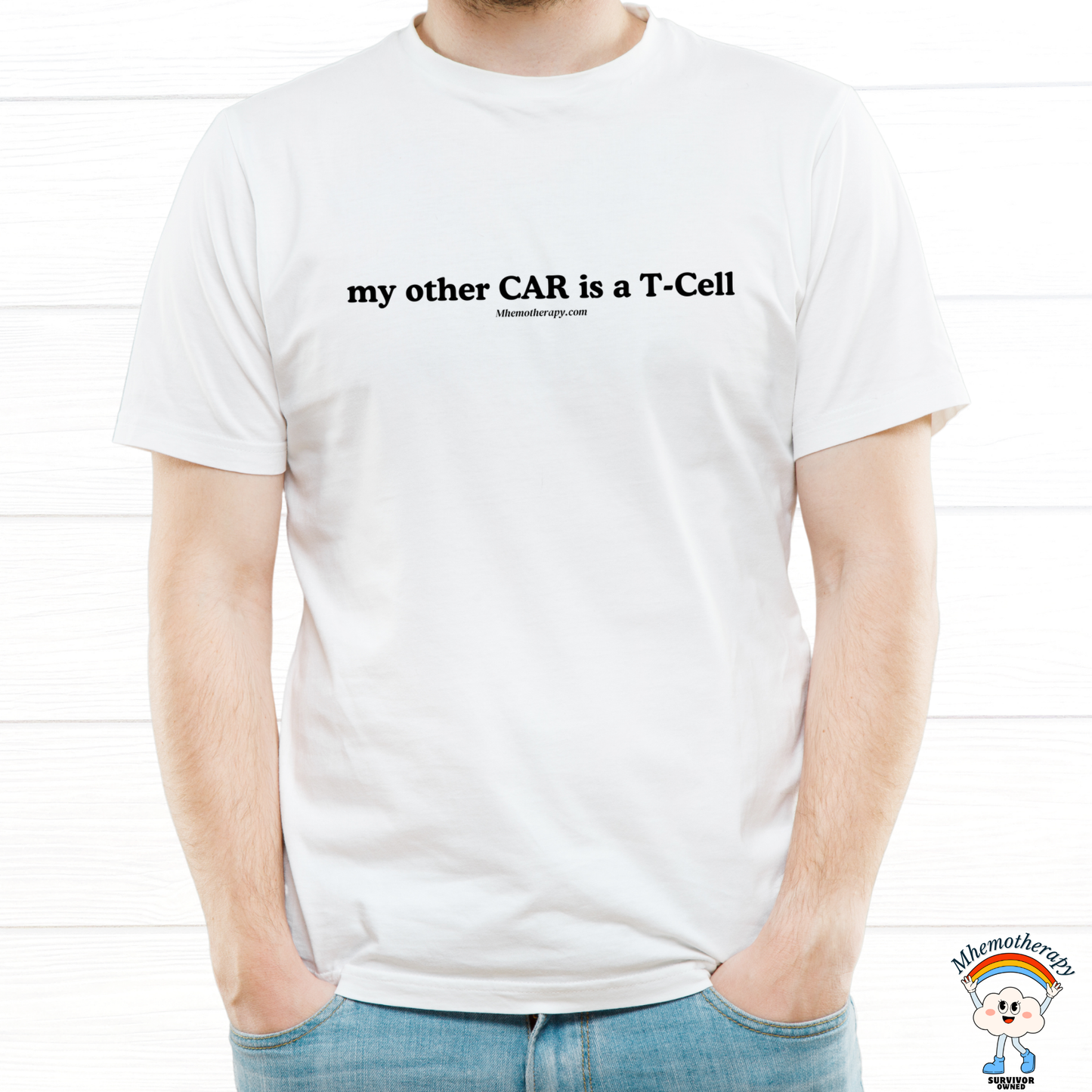 My Other CAR Is A T-Cell Adult Unisex Statement Tee